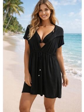 Dotti Black Beach Cover-Up
